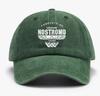 Hat Men's and Women's Retro Washed Baseball Cap American Old Casual Versatile Printed Cap