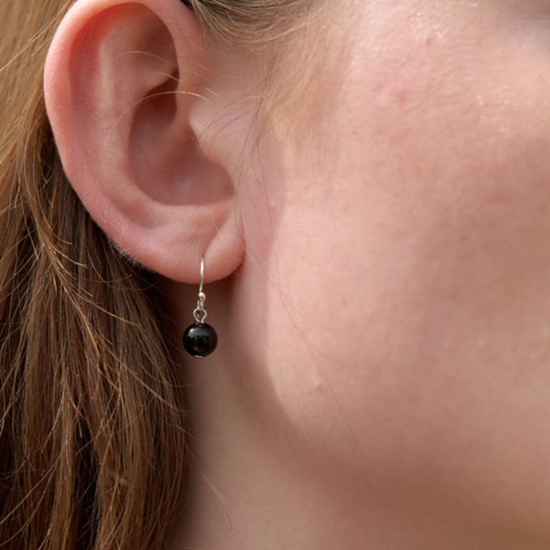 LOVE ME MONSTER [Silver] Petit Gem Drop Earrings (L242MER020)