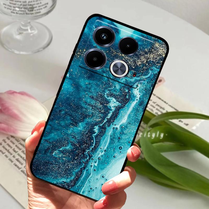 Чехол для Infinix Note 40 из мягкого силиконового ТПУ с рисунком животных, защитный чехол для Infinix Note 40 Pro 4G 5G 40 Pro Plus.