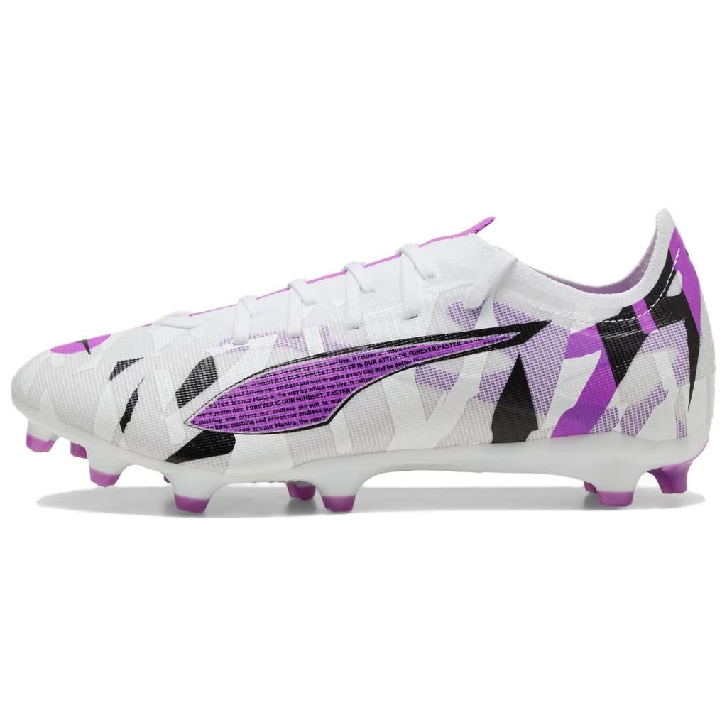 Puma Ultra Match 5 FG AG Forever Pack Men Sneakers White Pure-Magenta Feather-Grey 108412-01