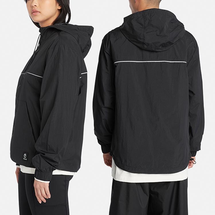 Timberland Светоотражающая куртка с капюшоном для улицы, унисекс, черная A41B5-001