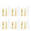 Spade Connectors Brass Wire Terminal Block Transparent Crimp Sleeve Electrical Supplies 2.8mm
