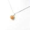 Stones and Minerals. Raw Oregon Sunstone Necklace. 7.02 Ct. Oregon, USA.