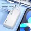 Newman 10000mAh Power Bank with Built-in Cables