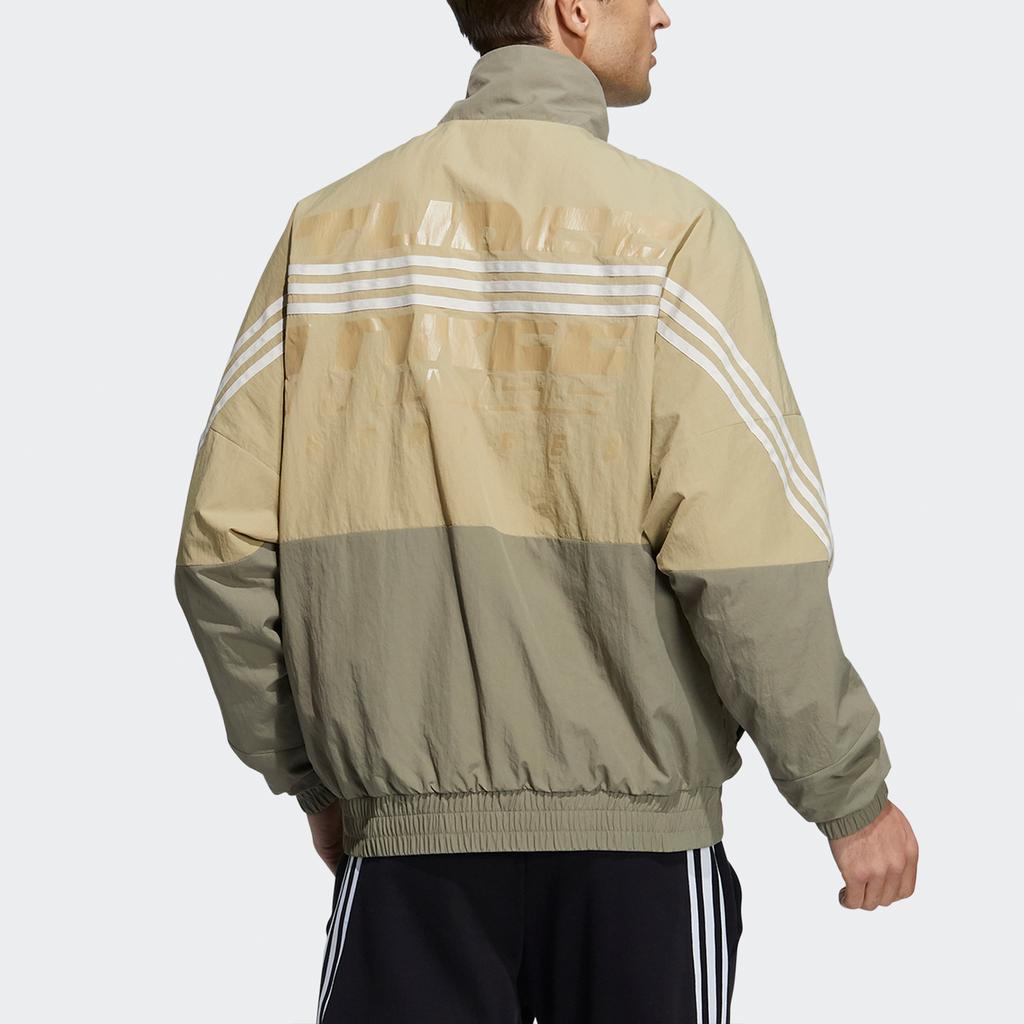 Adidas Jackets Men's Olive Stand Collar Moderate Other GT6357