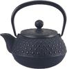 Iwachu Teapot 3 Type Turtle Shell Black Enameled Inside and Lid Back Nanbu Ironware 12303 0.32L