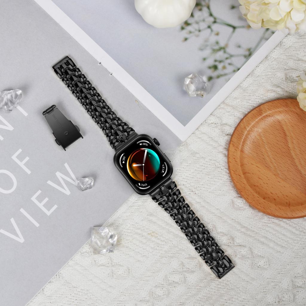 For Huawei Watch Fit 3 Watch Band Fishbone Design Wrist Strap Bracelet