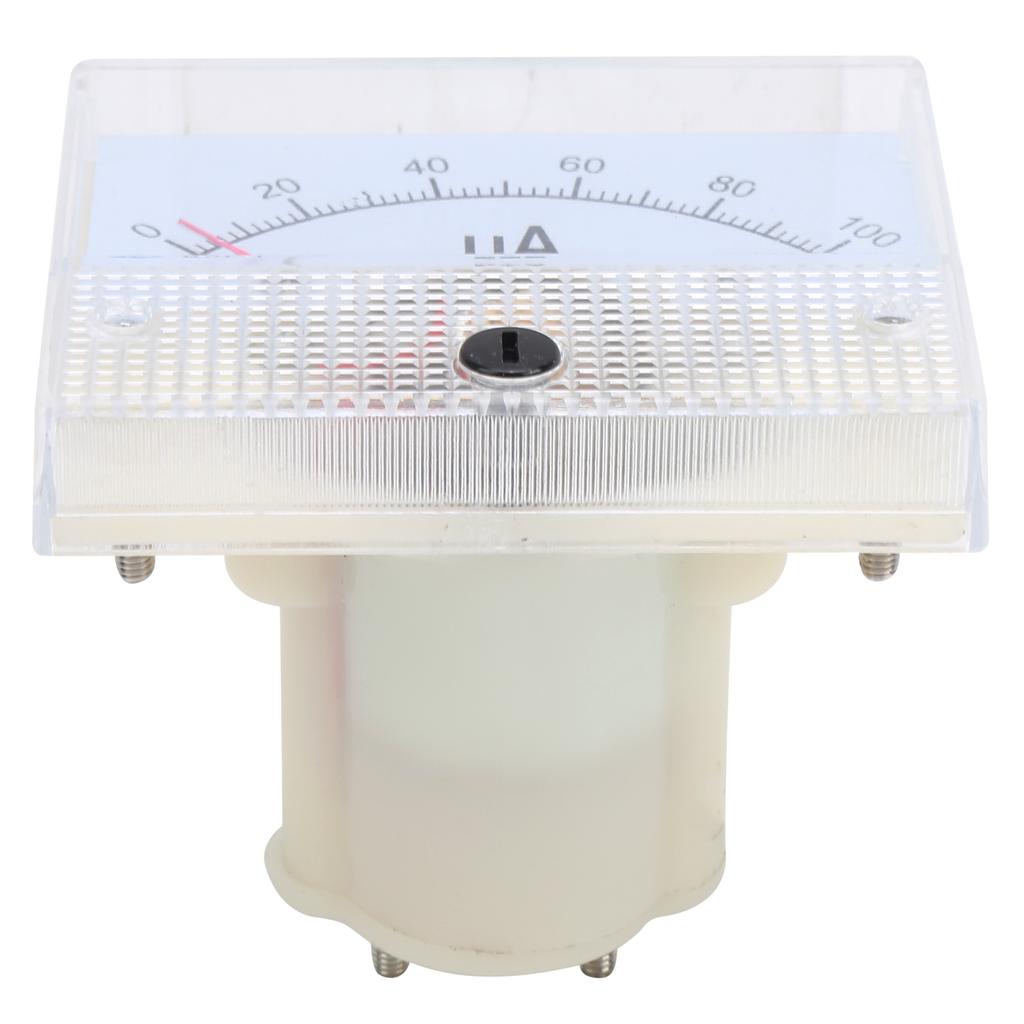 85C1 DC 0~100UA стрелочный амперметр аналоговый токовый панельный измерительный прибор