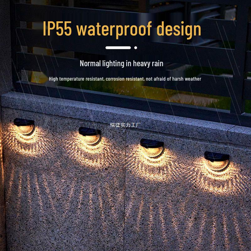 Solar Waterproof Outdoor Lights – Automatic Dusk On for Garden, Lawn, Wall, and Fence Decoration.