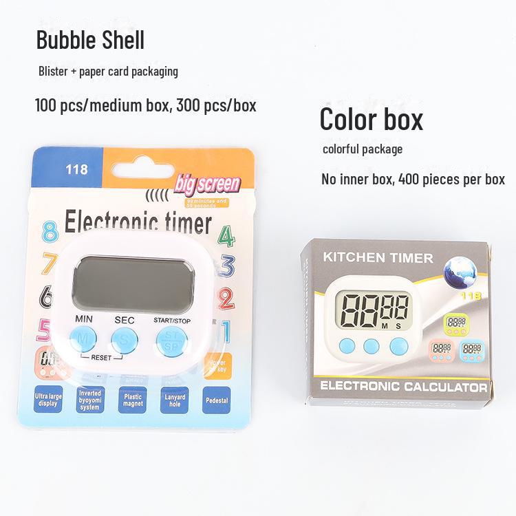Многофункциональный кухонный таймер с большим экраном - Обратный отсчет и Секундомер