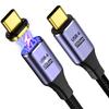 Магнитный кабель USB4.0, 20 Гбит/с, PD, 100 Вт, 5 А, быстрая зарядка, USB Type C — Type C, 8K, 60 Гц, Thunderbolt 3, кабель для передачи данных
