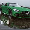 1/24 Scale Simulation Mercedes Benz GT AMG Alloy Sports Car Diecast Model Decorative Trendy Ornaments for Friend Gift Collection