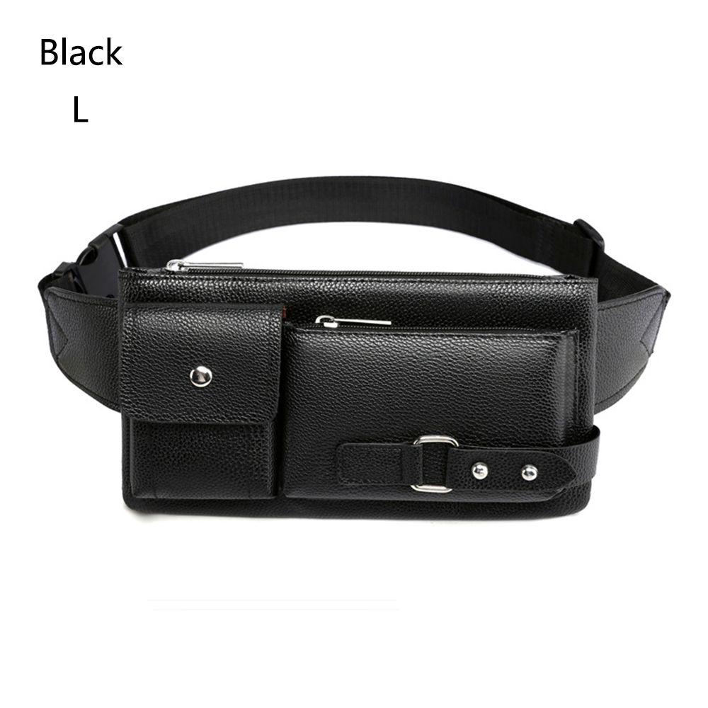 Мужские поясные сумки унисекс, большая вместимость, кожаная поясная сумка, сумка для мобильного телефона, нагрудные сумки