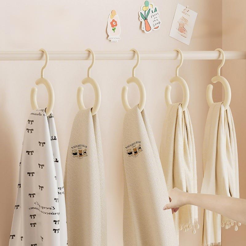 Допаминовый крючок Многофункциональный вращающийся держатель для шарфов, шляп, сумок Круглая шелковая витрина для шарфов Система органайзеров для шкафа Вешалки для одежды