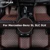 TITIPLER изготовленные на заказ автомобильные коврики для Mercedes-Benz SL SLC SLK 180 200 250 260 300 350 400 450 500 550 Auto Foot Coche