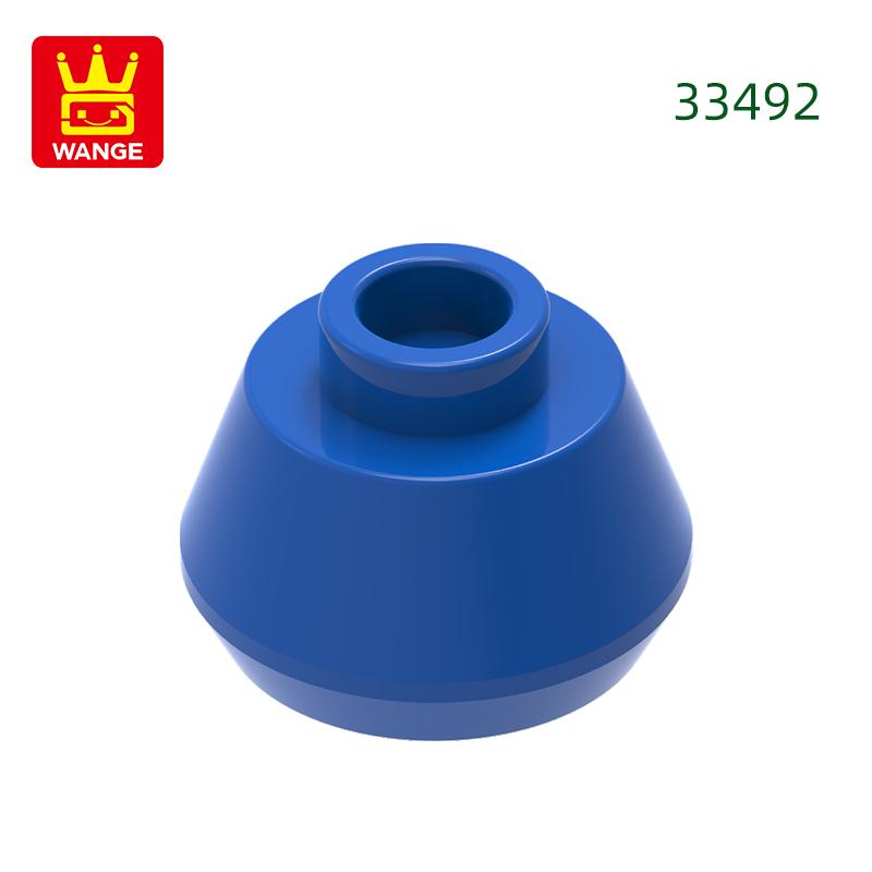 Нетоксичный 308 шт./лот 33492 Конус 1 1/2 X 1 1/2 X 2/3 Блок Moc Цветные Аксессуары Совместимые с Кирпичами DIY Детская Игрушка Детали Сборки