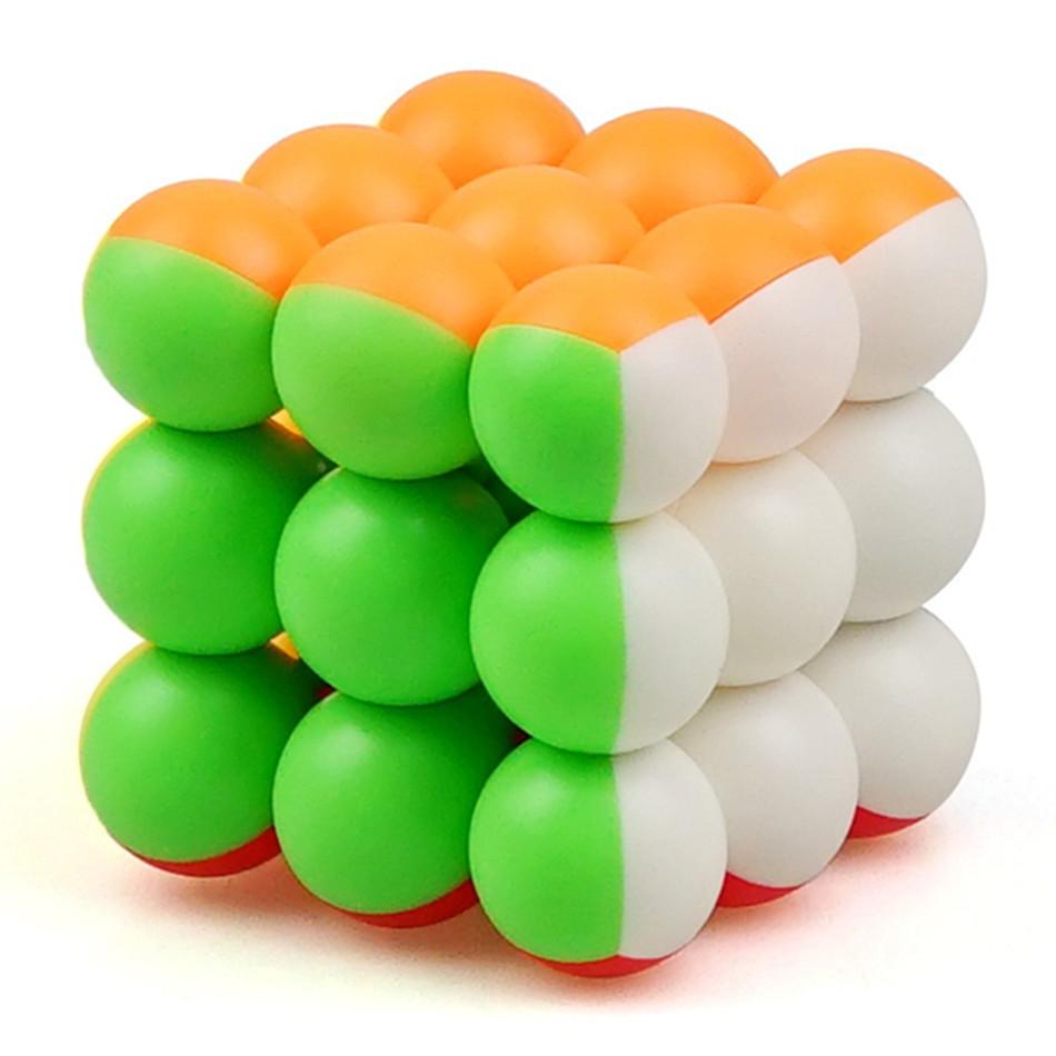 Новые профессиональные волшебные кубики Ball 3x3x3 6 см, волшебные кубики Ball, головоломки, игрушки для детей, подарочные развивающие игрушки