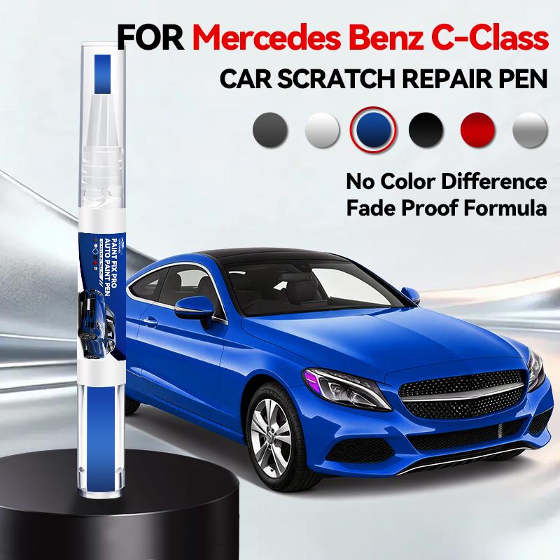 For Mercedes Benz C-Class 1993-2025 W204 W205 W206 Paint Repair Pen Touch Up Scratch Remover DIY Auto Accessories Black White