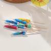 40 шт., цветные палочки для фруктов, зубочистки для напитков, одноразовая бумажная бирка для зонтика для домашнего декора, вечеринки
