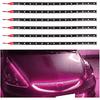 6PCS LED Strip Underbody Light, 12V 1Ft Flexible Auto Light Strip, Waterproof Car Underglow Strip, High Brightness Car Interior & Exterior Decoration