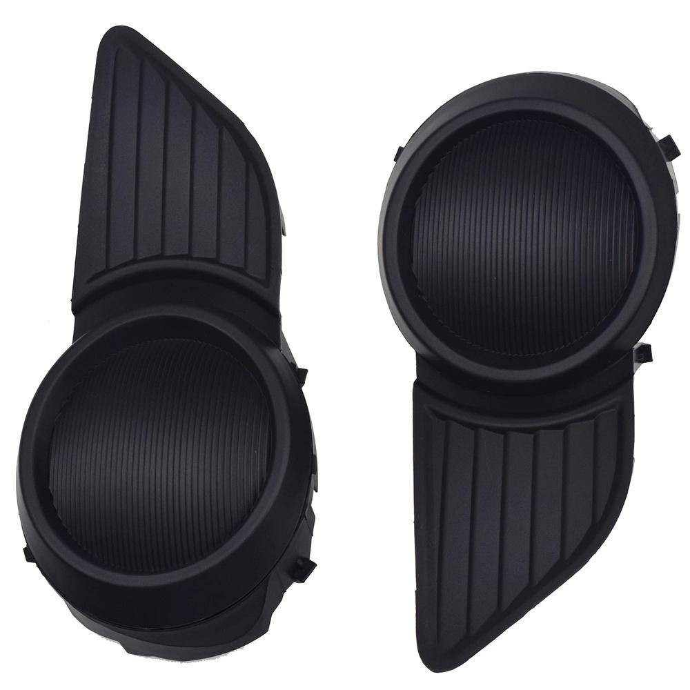 Left & Right Front Bumper Fog Light Lamp Cover Trim For Toyota Sienna 2011-2017