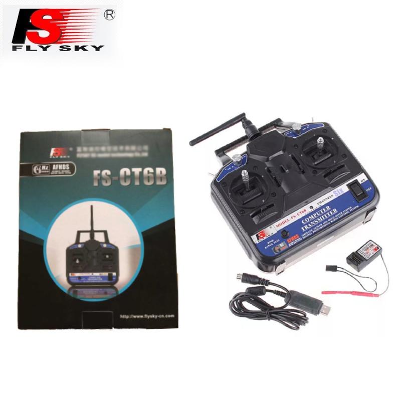 Flysky Fs-ct6b 2.4g Six Channel Remote Control Helicopter With Receiver For All Ages