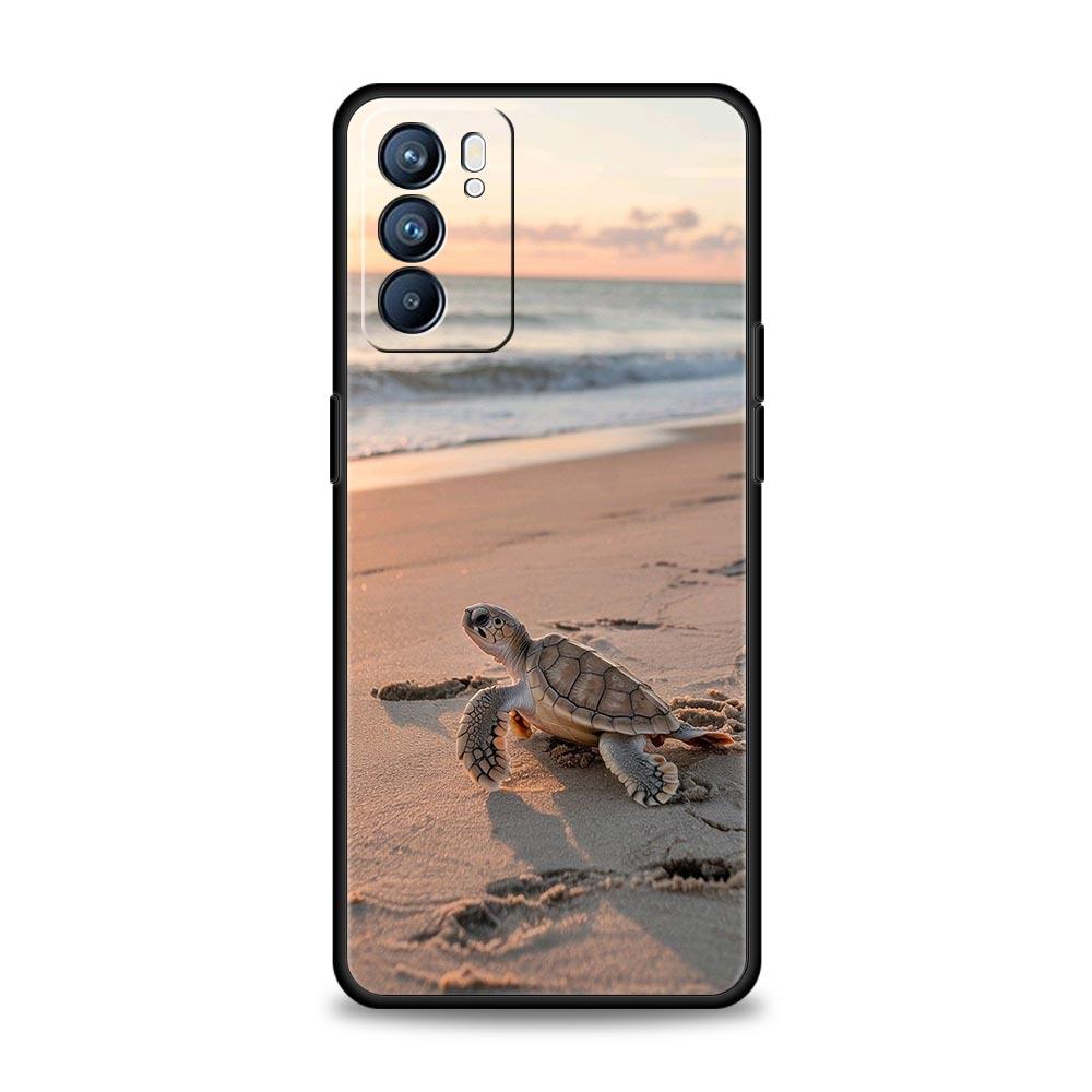 Морской пейзаж Волна Пляж Чехол Для Oppo Reno14 Reno13 Reno12 11 F 10 Find X5 X9 Pro A54 5G A53 A9 A16 A78 4G A80 A98 Чехол
