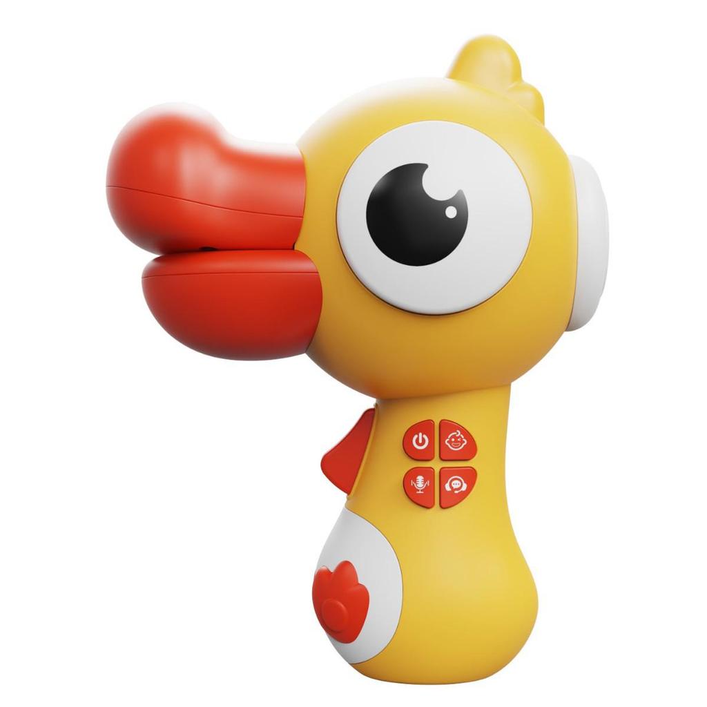 Игрушка-изменитель голоса птицы TikTok: Ручной мегафон с динамиком для детских розыгрышей