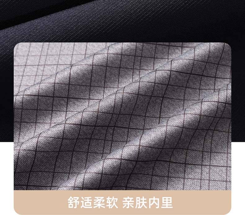 Langdeng Men's Business Commuter Collar Versatile Solid Color Jacket YK115
