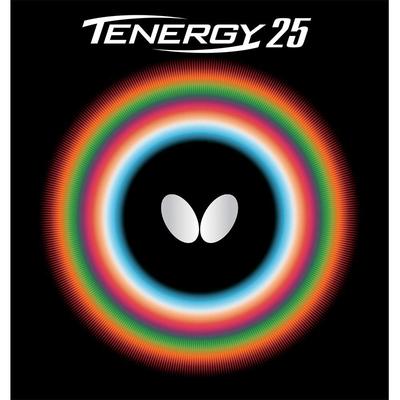 Butterfly Накладка для настольного тенниса Tenergy 25 Back Soft Tension 05810 Red Medium (Вращение)