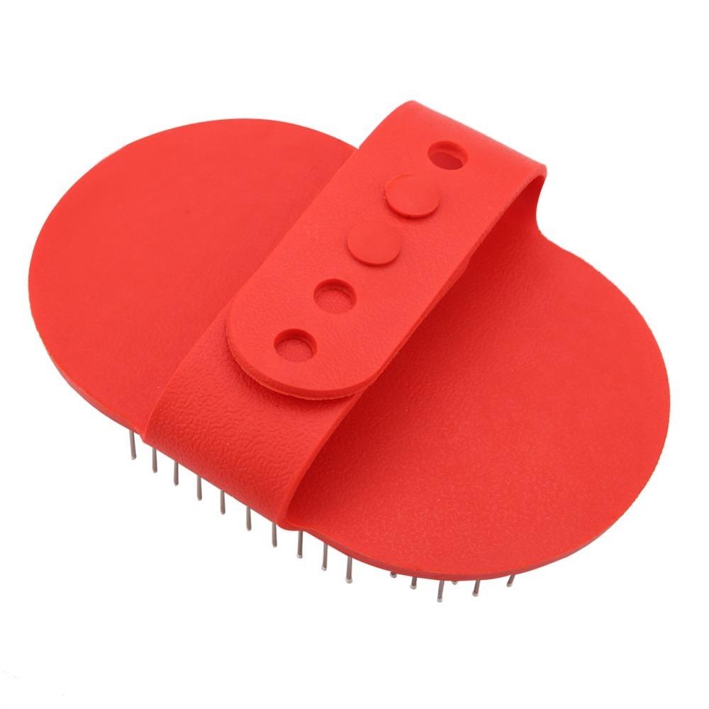 Metal Pin Pet Bath Brush Rounded Pin Tip Dog Deshed Tool Slicker Bath Comb Skin Massage Care