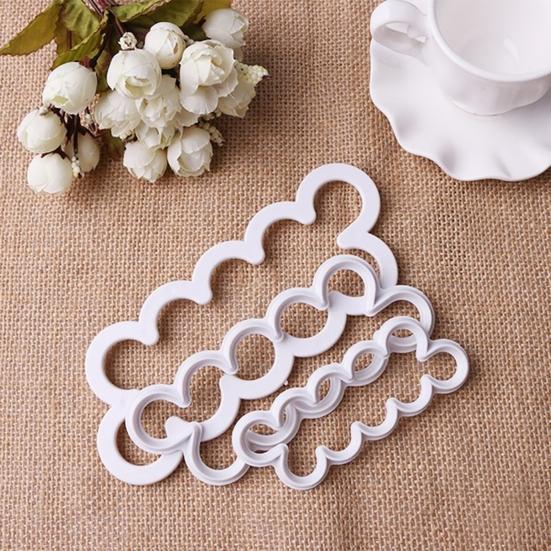 3 шт., форма для помадки, не содержит BPA, легко чистится, многоразовая, прочная, роза, гвоздика, украшение торта для ресторана