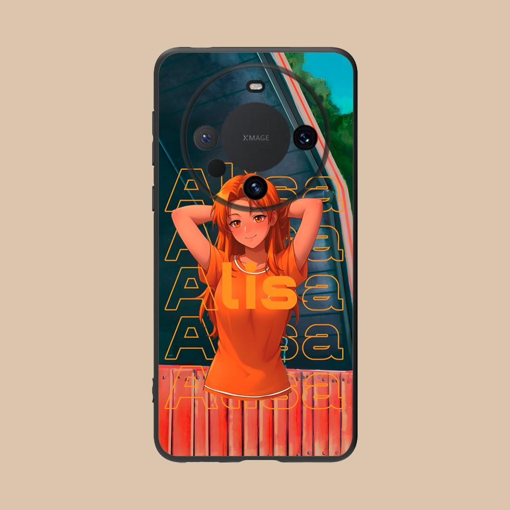 Вечное Лето Алиса Матовый Чехол для Мобильного Телефона для Huawei Mate 60 50 40 30 20 10 Pro Plus Lite E 5G Цветной Печатный Чехол