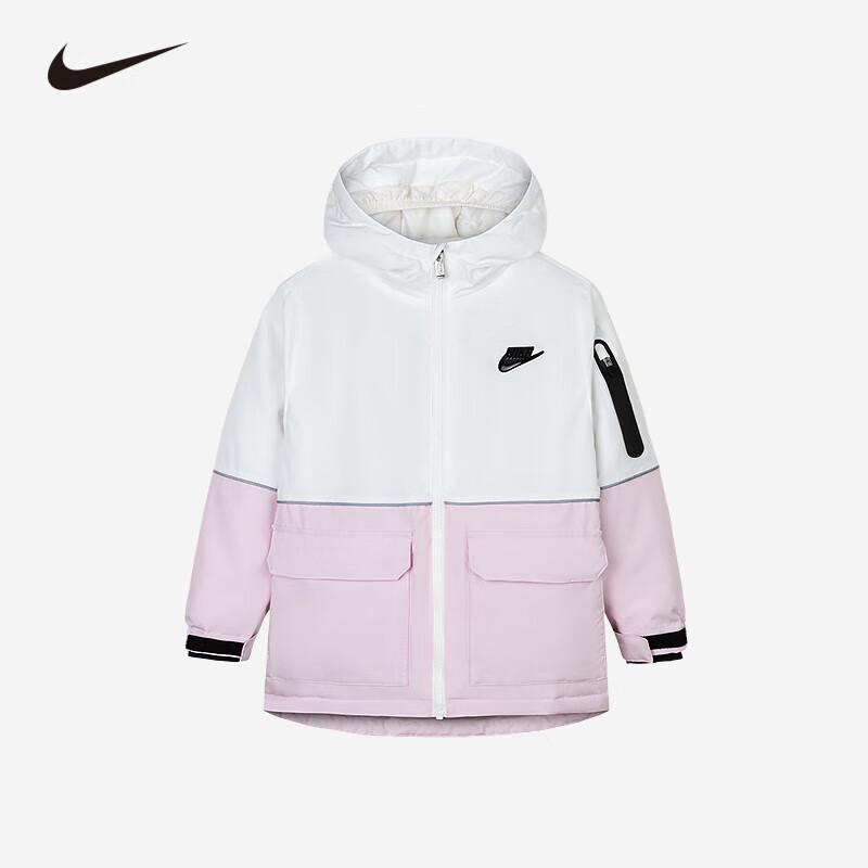 Nike Детская зимняя утепленная куртка с цветовыми блоками