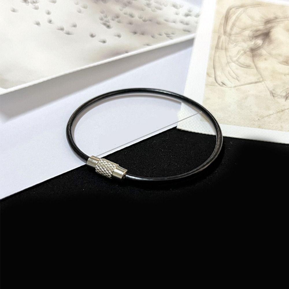 1/25 шт. 2 мм проволочный брелок-трос 6,3 дюйма шарнирные фиксаторы большие металлические проволочные брелки ключи и ID-бирка