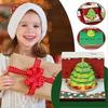 Festival Tree 3D Three-dimensional Note Book Paper Carving with Lights