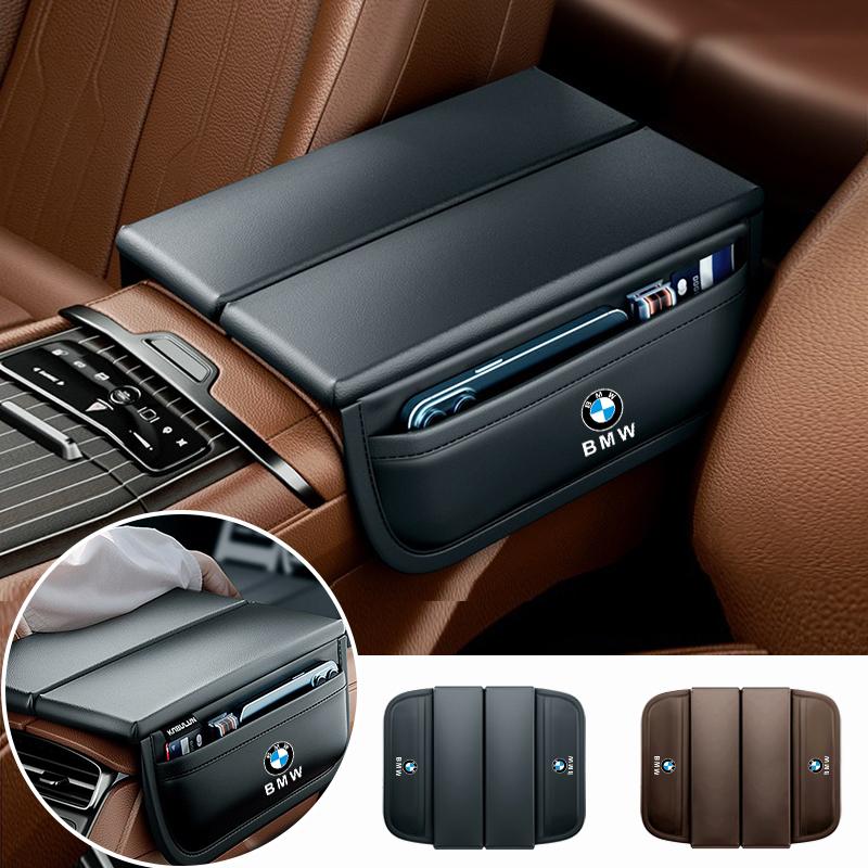 Car Armrest Storage Box Mat Arm Rest Protection Cushion For BMW X5 X6 F30 F34 F10 F20 G20 G30 F15 F16 1 3 5 7 Series Sticker AKI3