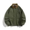 Men's Multi-Pocket Colorblock Fashionable Water-Repellent Corduroy Jacket 2026