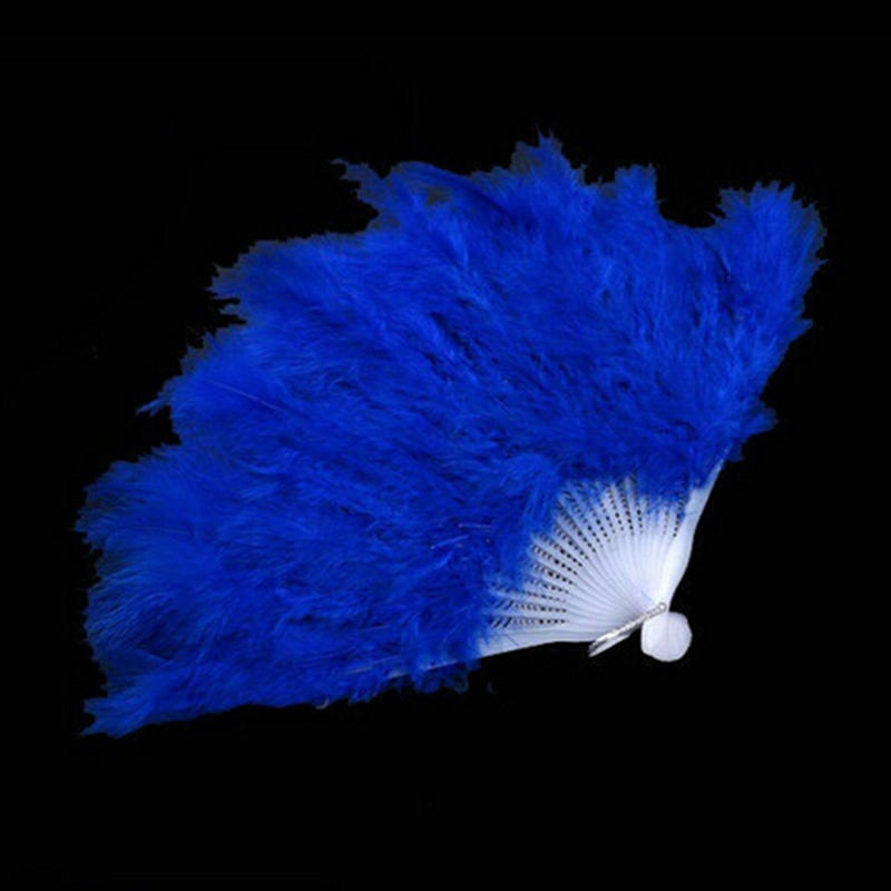 Складной веер из перьев Лолиты, милый веер для придворных танцев, свадебный веер для невесты, украшение для вечеринки, подарок, темный готический веер из перьев