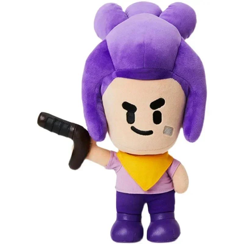 Brawl Plush Spike Shelly Clot Leon Poco Stars Мягкие игрушки Подушки Куклы Игровые персонажи Для детей Подарки на день рождения