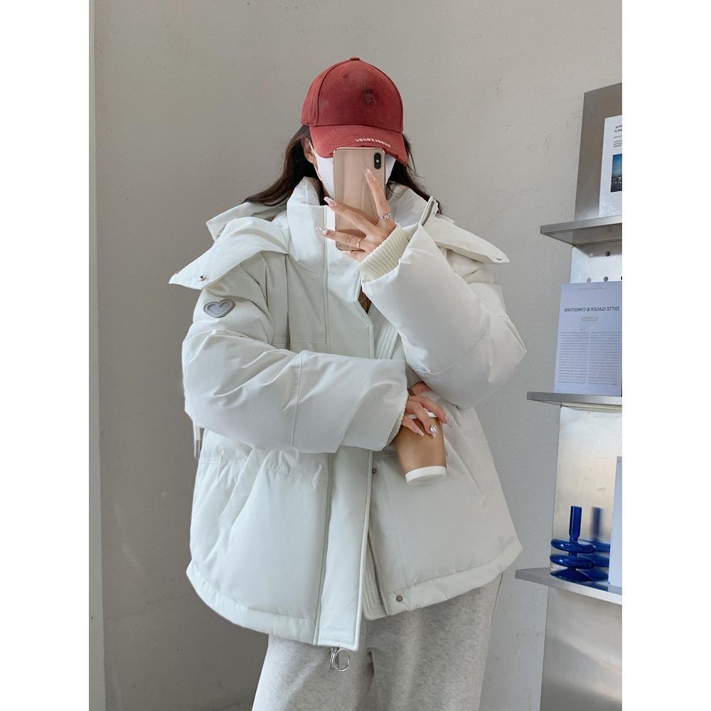 Модный дизайн, многоцветный короткий свободный повседневный пуховик с уникальной курткой-хлебом