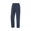 Li Ning Fitness Series Solid Color Mid Waist Breathable Versatile Comfortable Straight Leg Sports Pants Men Pants Ink-Blue AYKV141-15