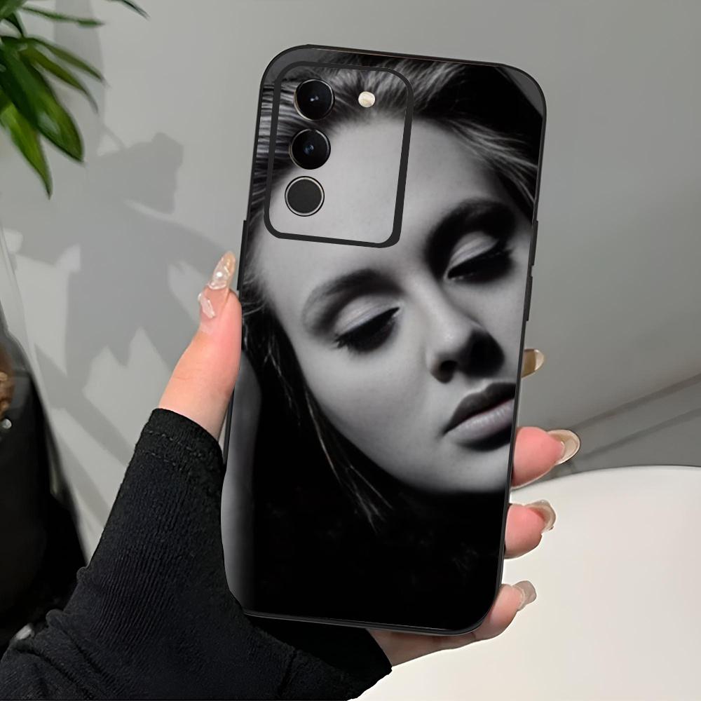 Чехол для телефона с изображением певицы A-Adele A-Adkins, черный, мягкий, для Samsung S25 S24 Ultra 23 Fe 22 Plus Galaxy A54 A55 A16 A13 A24 A15 A25