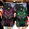 Креативный Мех Для OnePlus Nord 3 5 6T 7 Pro 8 12 10T Reno8 Lite 5G 10R Nord N30 Чехол для телефона из закаленного стекла с твердой оболочкой Черный