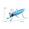 1 Pcs Outdoor Tree Wall Art Garden Grasshopper Statue Garden Cute Metal Grasshopper Statue Decoration Desk Accessories