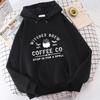 Witches Coffee Co Stop In For A Spell Print Hoodies Funny Halloween Women Sportwear Fashion Fall Hoodies Sweatshirts Casual