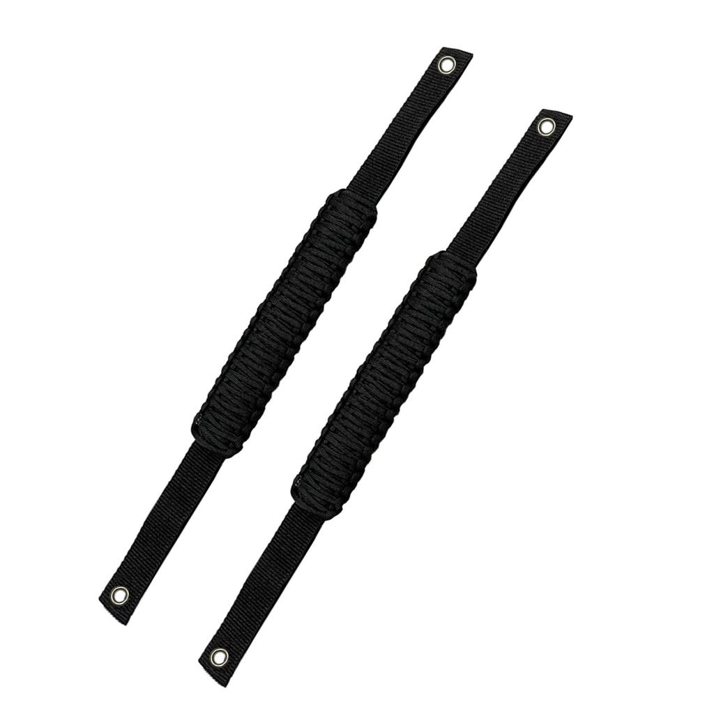 2Pcs Car Roll Bar Paracord Grab Handles Grip Handles Replacement for Ford Bronco  Wrangler