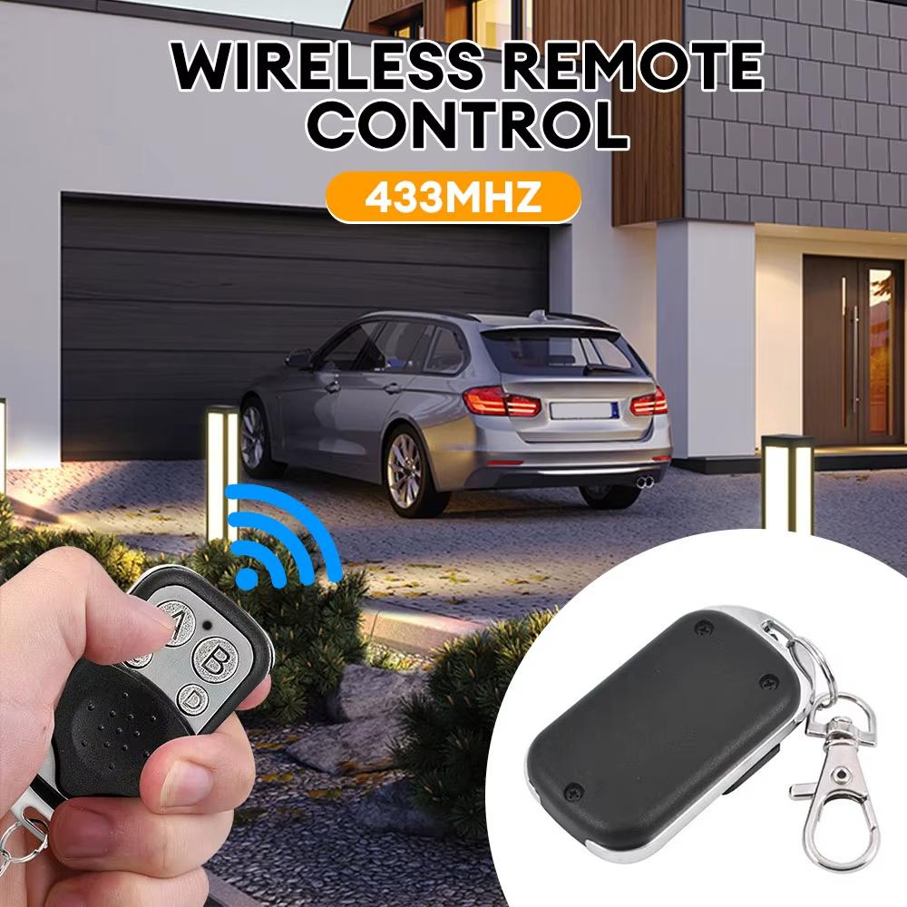 433 МГц металлический кнопочный пульт дистанционного управления ABCD/Lock Unlock 4Button Universal 4 Buttons Remote для открывания гаражных ворот
