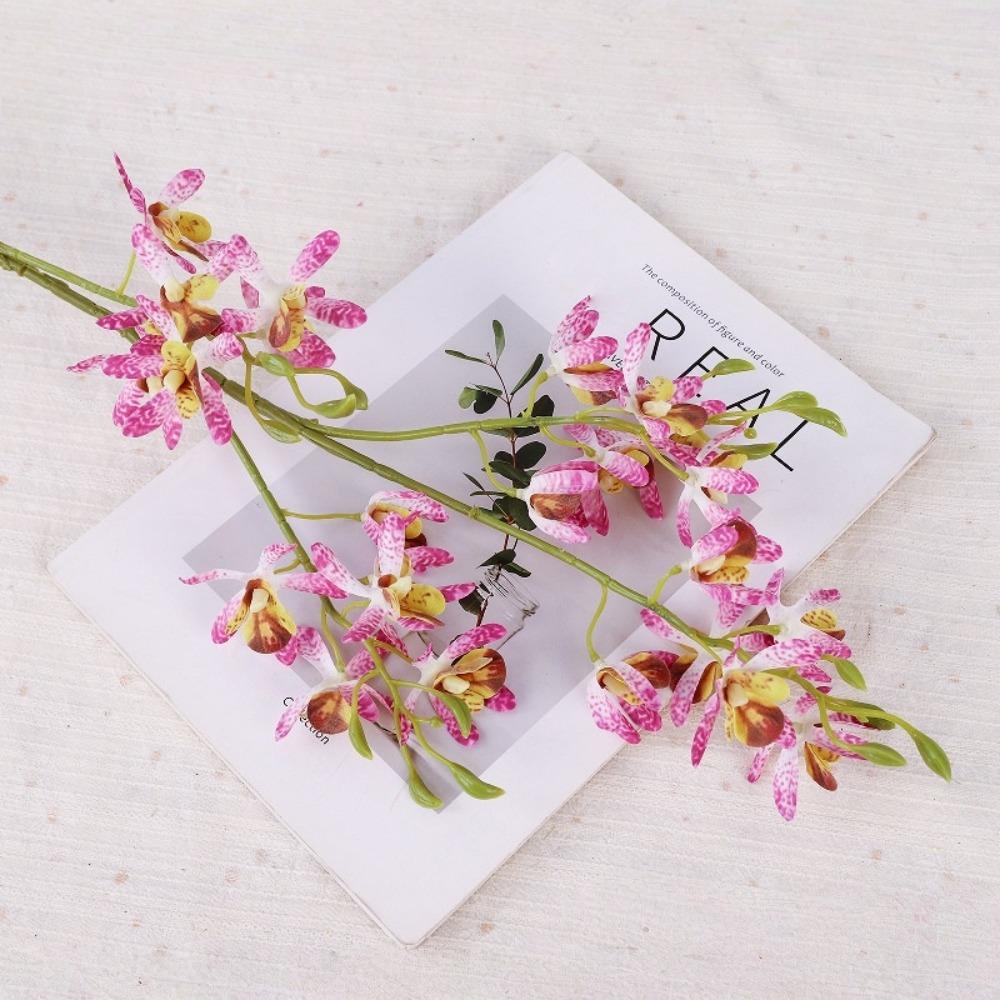 Real Touch Simulation Mini Orchid Small Butterfly Orchid Faux Mini Phalaenopsis Gift