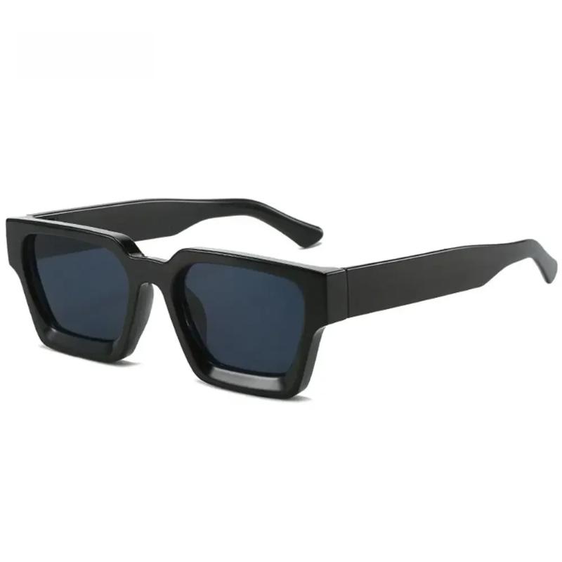 Fashionable Thick Frame Sunglasses Trendy Square Retro Ins Style Women Sun Glasses UV400 Protection